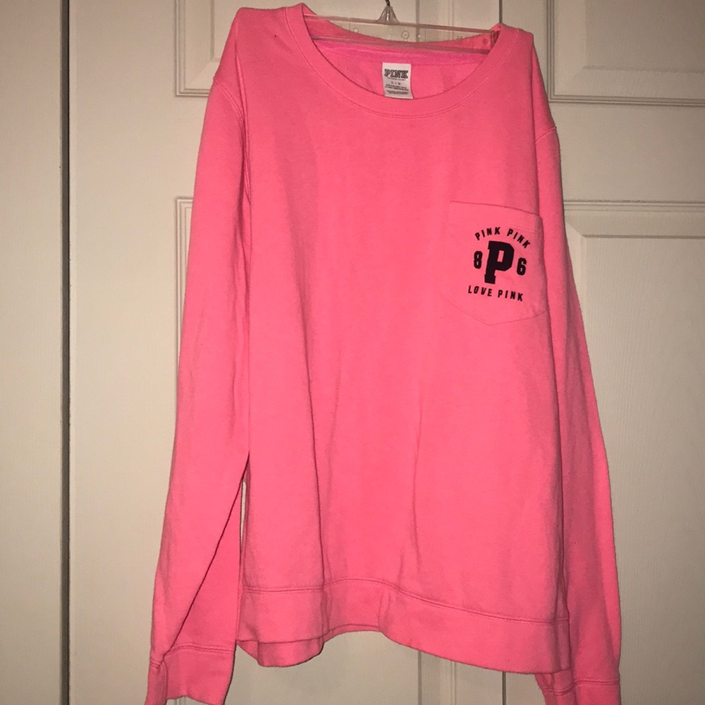 slouchy VS PINK pullover💖